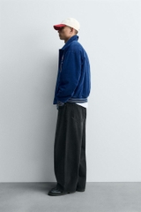 AK2658 - Z.RA CORDUROY EMBROIDERED PATCH JACKET