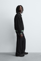 AK2659 - Z.RA CORDUROY EMBROIDERED PATCH JACKET