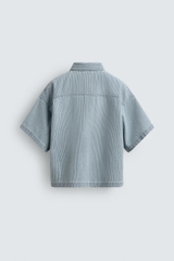 AP2608 - Z.RA WASHED STRIPED BOXY FIT POLO