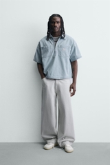 AP2608 - Z.RA WASHED STRIPED BOXY FIT POLO