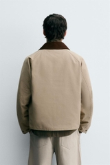 AK2608 - Z.RA CONTRAST COLLAR TECHNICAL JACKET