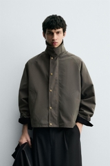 AK2609 - Z.RA CONTRAST COLLAR TECHNICAL JACKET