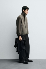 AK2609 - Z.RA CONTRAST COLLAR TECHNICAL JACKET