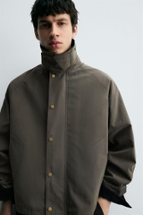 AK2609 - Z.RA CONTRAST COLLAR TECHNICAL JACKET