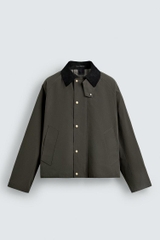 AK2609 - Z.RA CONTRAST COLLAR TECHNICAL JACKET