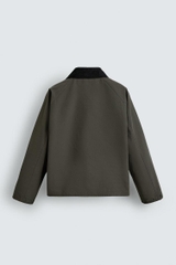 AK2609 - Z.RA CONTRAST COLLAR TECHNICAL JACKET