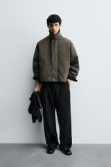 AK2609 - Z.RA CONTRAST COLLAR TECHNICAL JACKET