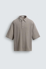 AP2605 - Z.RA EMBOSSED RELAXED FIT POLO SHIRT