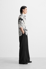 SMC2512 - Z.RA ABSTRACT PRINT SHIRT