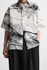 SMC2512 - Z.RA ABSTRACT PRINT SHIRT