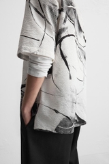 SMC2512 - Z.RA ABSTRACT PRINT SHIRT