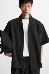 SMC2507 - Z.RA OVERSIZE FIT TEXTURED SHIRT