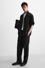 SMC2507 - Z.RA OVERSIZE FIT TEXTURED SHIRT