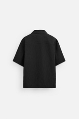 SMC2507 - Z.RA OVERSIZE FIT TEXTURED SHIRT
