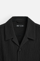 SMC2507 - Z.RA OVERSIZE FIT TEXTURED SHIRT