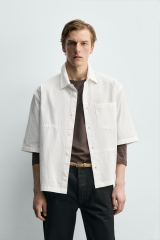 SMC2609 - Z.RA RELAXED FIT COTTON SHIRT