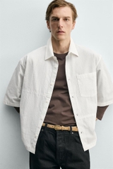 SMC2609 - Z.RA RELAXED FIT COTTON SHIRT