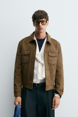 AK2628 - Z.RA FAUX SUEDE REGULAR FIT JACKET