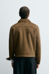 AK2628 - Z.RA FAUX SUEDE REGULAR FIT JACKET