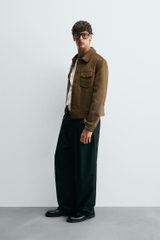 AK2628 - Z.RA FAUX SUEDE REGULAR FIT JACKET
