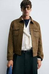 AK2628 - Z.RA FAUX SUEDE REGULAR FIT JACKET