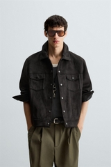 AK2627 - Z.RA FAUX SUEDE REGULAR FIT JACKET