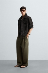 AK2627 - Z.RA FAUX SUEDE REGULAR FIT JACKET