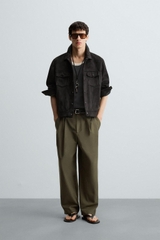 AK2627 - Z.RA FAUX SUEDE REGULAR FIT JACKET