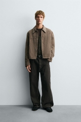 AK2617 - Z.RA TEXTURED JACQUARD JACKET