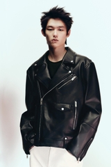 AK2620 - Z.RA FAUX LEATHER BIKER JACKET