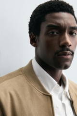 AK2653 - Z.RA FAUX SUEDE BOMBER JACKET