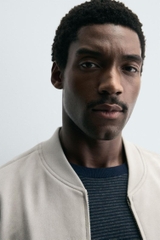 AK2654 - Z.RA FAUX SUEDE BOMBER JACKET