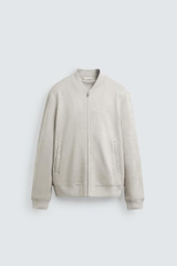 AK2654 - Z.RA FAUX SUEDE BOMBER JACKET