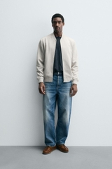 AK2654 - Z.RA FAUX SUEDE BOMBER JACKET