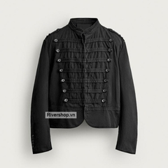 AK2702 - Z.RA CROPPED FIT SHOULDER TAB JACKET