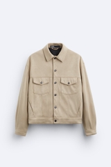 AK2414 - Z.RA BOXY FIT FAUX SUEDE JACKET