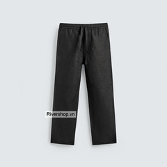 QD2603 - Z.RA 100% LINEN RELAXED FIT TROUSERS