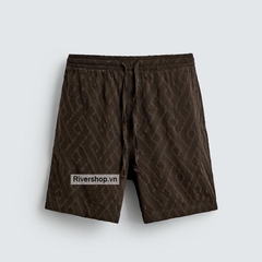 QS2604 - Z.RA GEOMETRIC JACQUARD SHORTS