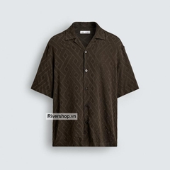 SMC2605 - Z.RA GEOMETRIC JACQUARD SHIRT