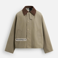 AK2707 - Z.RA CONTRAST COLLAR TECHNICAL JACKET