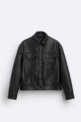 AK2513 - Z.RA FAUX LEATHER JACKET