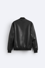 AK2441 - Z.RA FAUX LEATHER BOMBER JACKET