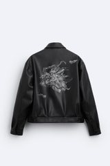 AK2513 - Z.RA FAUX LEATHER JACKET