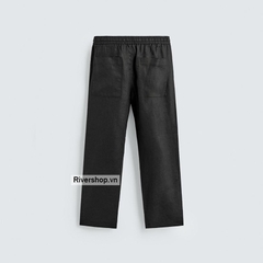 QD2603 - Z.RA 100% LINEN RELAXED FIT TROUSERS