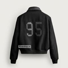 AK2717 - Z.RA CONTRAST FAUX LEATHER CROPPED JACKET