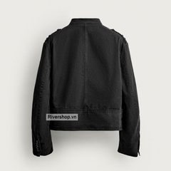 AK2702 - Z.RA CROPPED FIT SHOULDER TAB JACKET