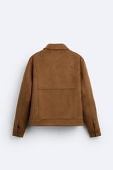 AK2549 - Z.RA FAUX SUEDE JACKET