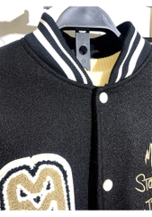AK2514 - Z.RA CONTRASTING PATCHES BOMBER JACKET