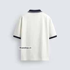 AP2601 - Z.RA EMBROIDERED VERTICAL JACQUARD POLO