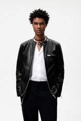 AK2416 - Z.RA FAUX LEATHER BIKER JACKET